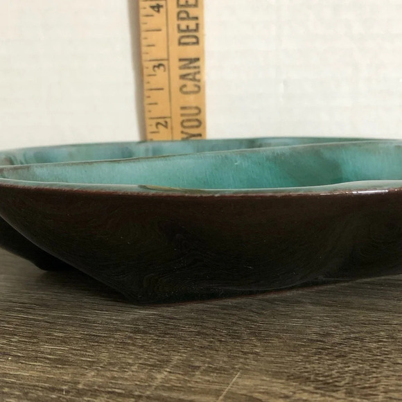 Vtg Blue Mountain Pottery Divided  Dish - Picture 6 of 8